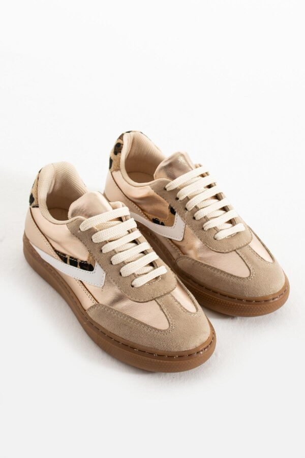 La limar kadın gold Sneaker spor ayakkabı - Görsel 4